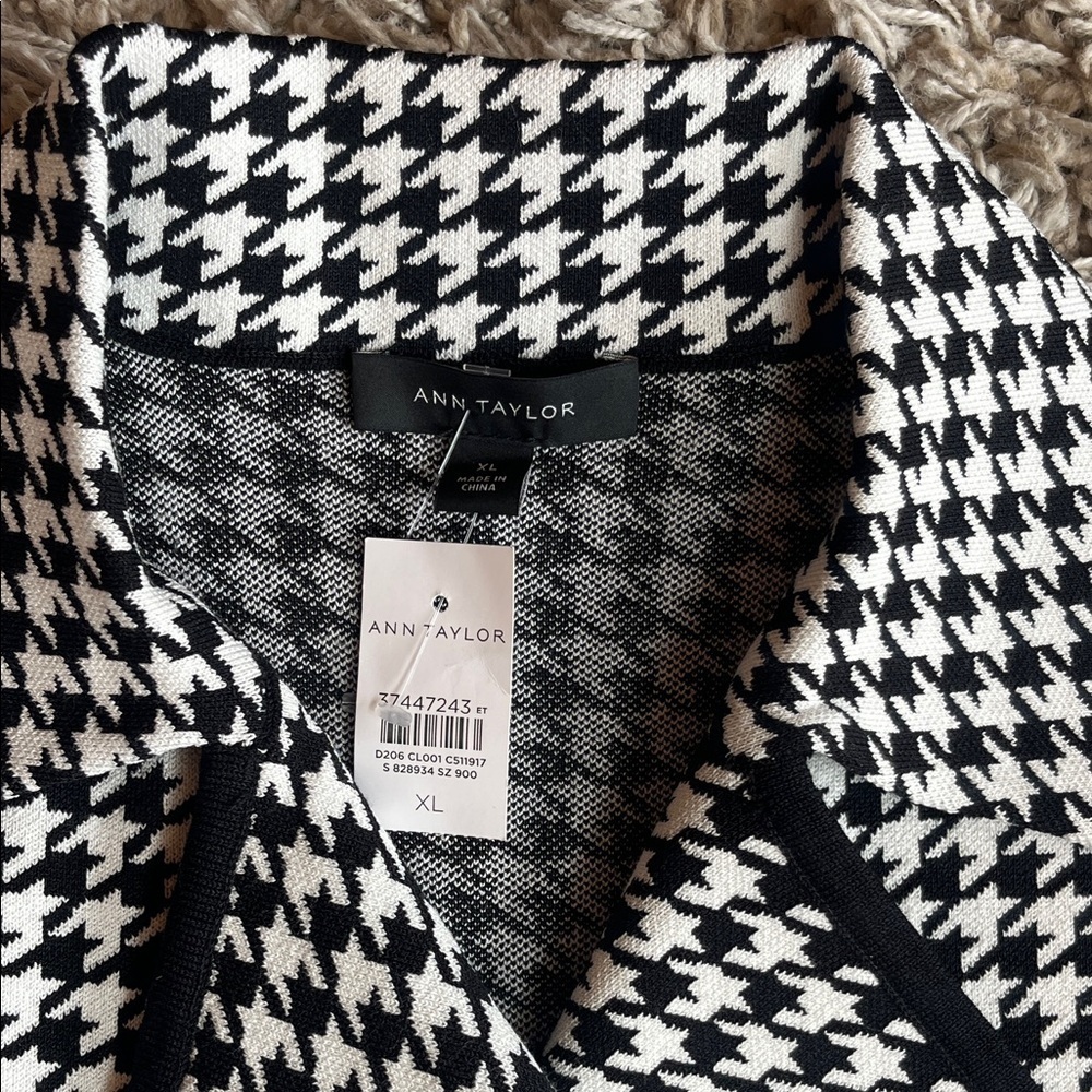 NWT Ann Taylor Herringbone Blazer Size XL - Picture 2 of 6